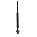 This is an image of a Black dipole/Dual Band Vehicular Antenna, 41.25 inches high; with a 1.5 to 3 inch tapered radome.